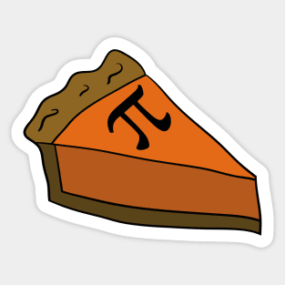 Pumpkin Pi Day Sticker